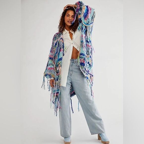 Free People  Nothing But Fringe Jacket - Picture 1 of 4